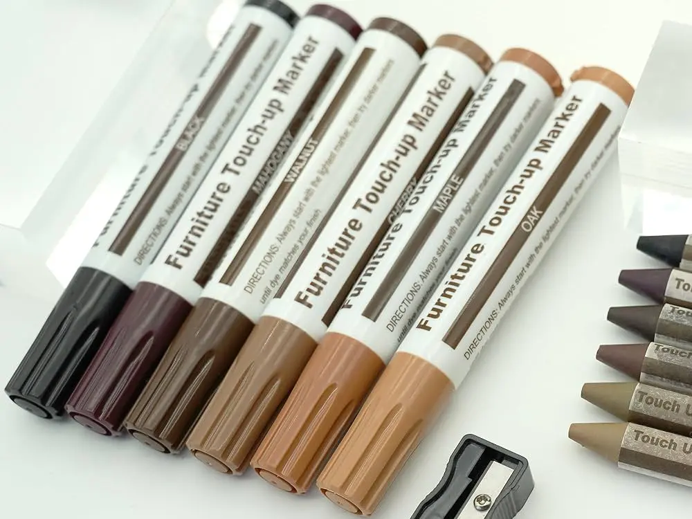 Furniture Repair Touch-Up Markers (Set of 6 Colors)