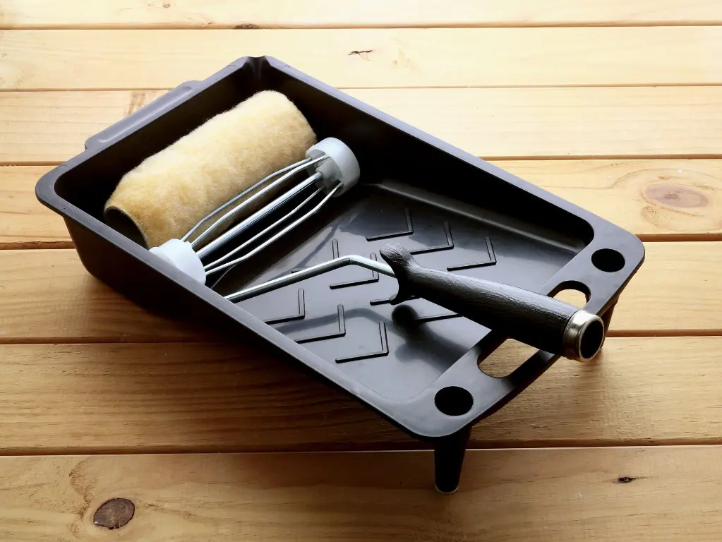 4 英寸油漆滾筒連托盤套裝