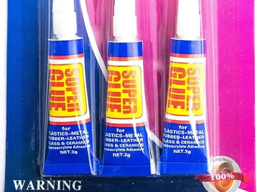 Super Glue Gel (3g x 3 tubes)