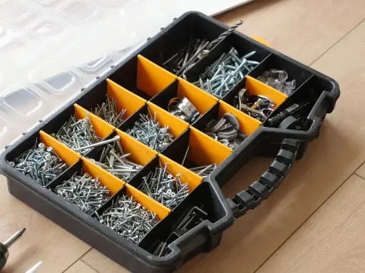 Stackable Plastic Tool Box (12")