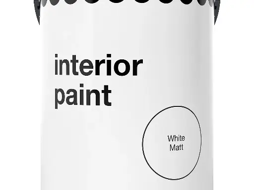 室內牆面乳膠漆－啞光白（5 公升）